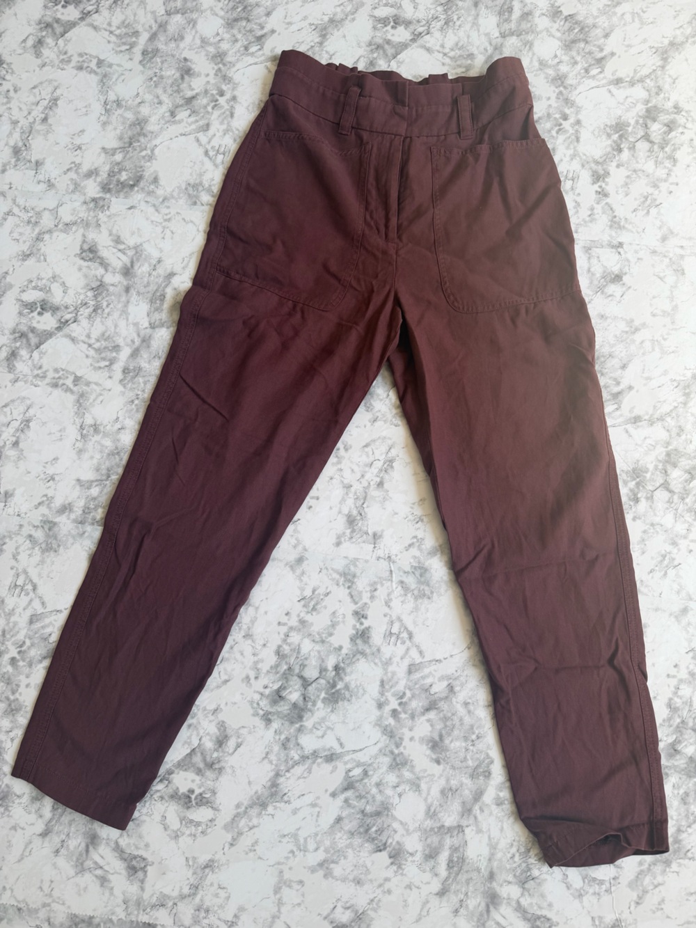 Express 4R Dark Plum Utility Streetwear Pants